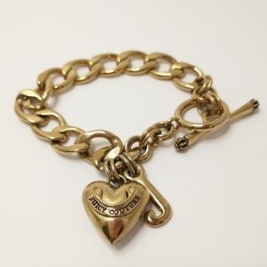 Vintage Y2K Juicy Couture Chain Charm Bracelet